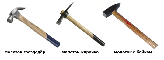 Что такое молоток и какие виды молотков существуют?