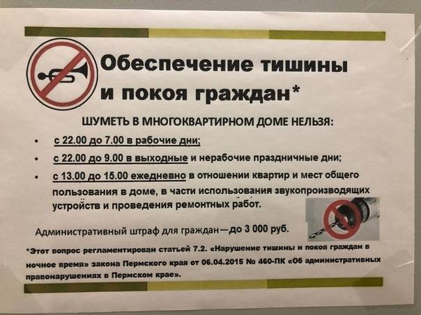 Санкции и ответственность по Закону о тишине в Омске и Омской области