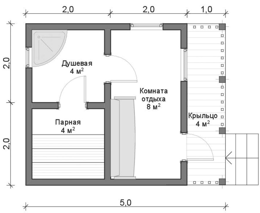 4. Вековой старый брус